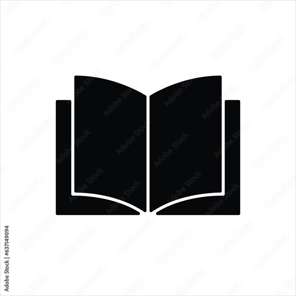 Book Icon. Lecture or Library Illustration,Symbol for Design, Websites, Presentation or Application Book Icon. Lecture or Library Illustration,Symbol for Design, Websites, Presentation or Application