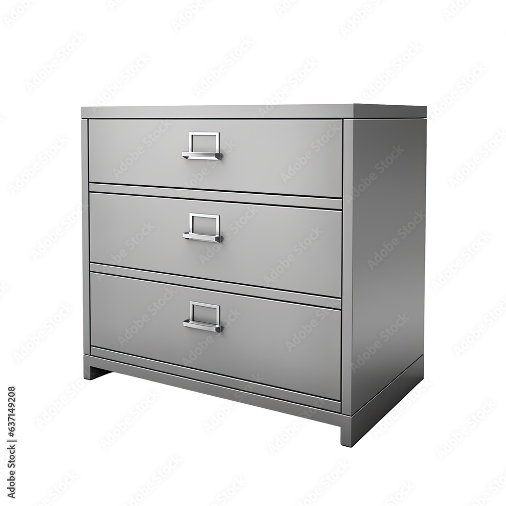 Platinum file cabinet on transparent background Wooden chest drawer with three doors Dresser mirror Modern bureau and cabinet Bedroom furniture Platinum file cabinet on transparent background Wooden chest drawer with three doors Dresser mirror Modern bureau and cabinet Bedroom furniture
