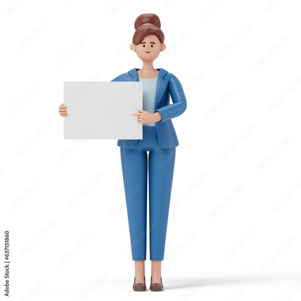 Cartoon characters holding an empty white board for insert a concept.3d rendering,conceptual image. isolated on white background. Cartoon characters holding an empty white board for insert a concept.3d rendering,conceptual image. isolated on white background.