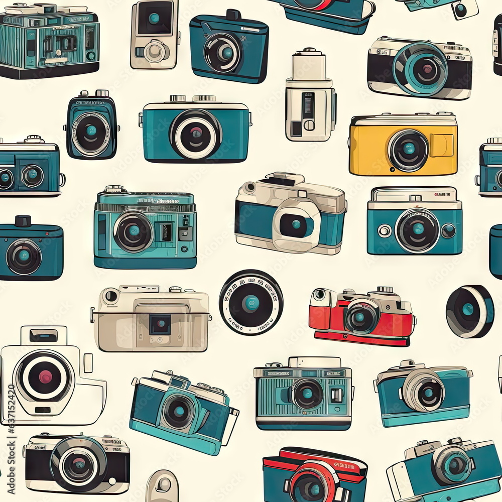 Seamless Pattern Camera Seamless Pattern Camera