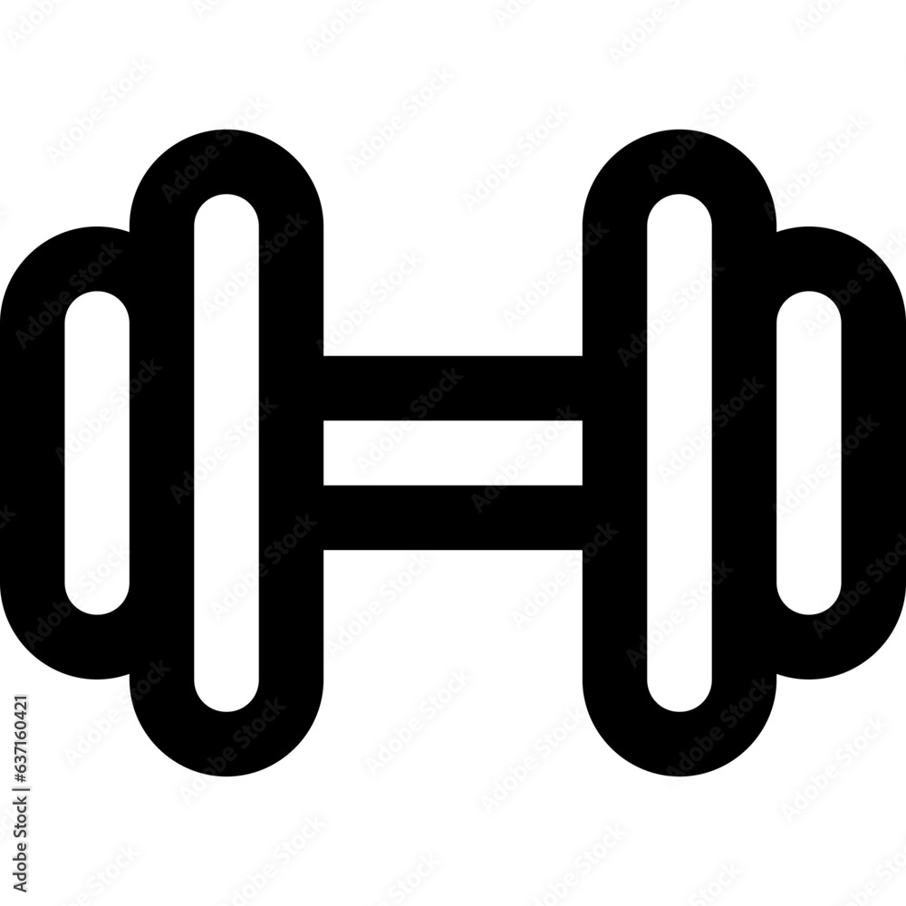 Dumbbell in outline icon. Barbell, gym, fitness, workout, hotel service Dumbbell in outline icon. Barbell, gym, fitness, workout, hotel service