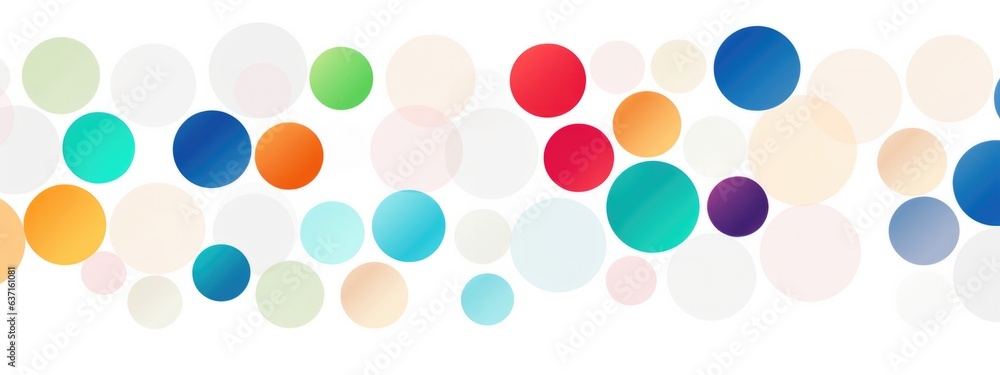 abstract background design with colorful circles