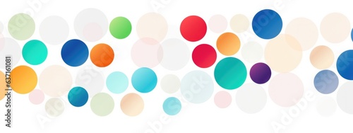 abstract background design with colorful circles