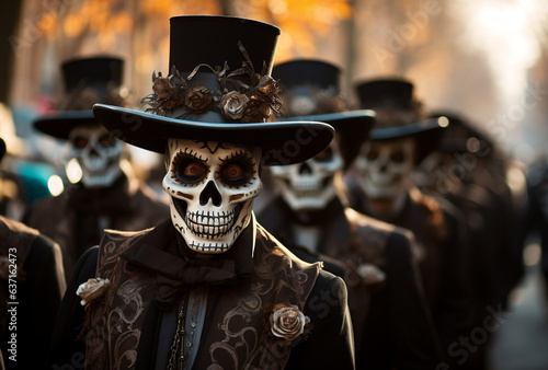 Spectacular Day of the Dead Parade: Marvelous Skeleton Costumes