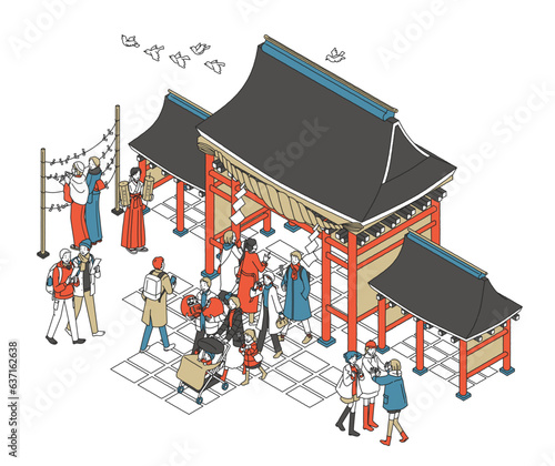 初詣　イメージ