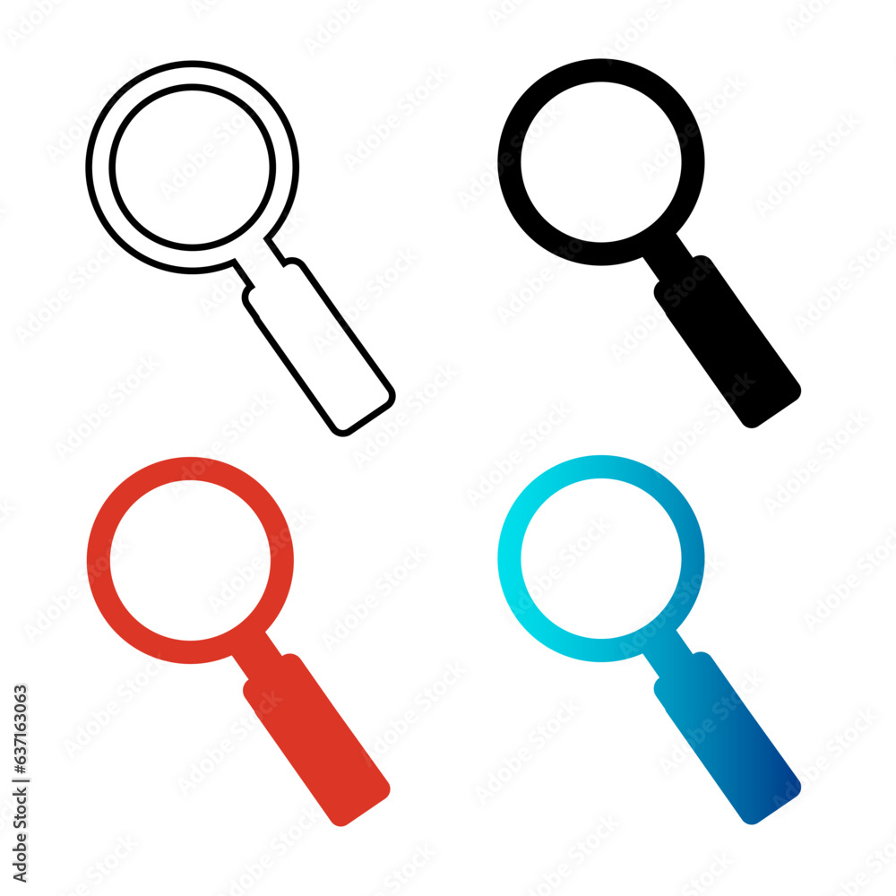 Abstract Search Silhouette Illustration Abstract Search Silhouette Illustration