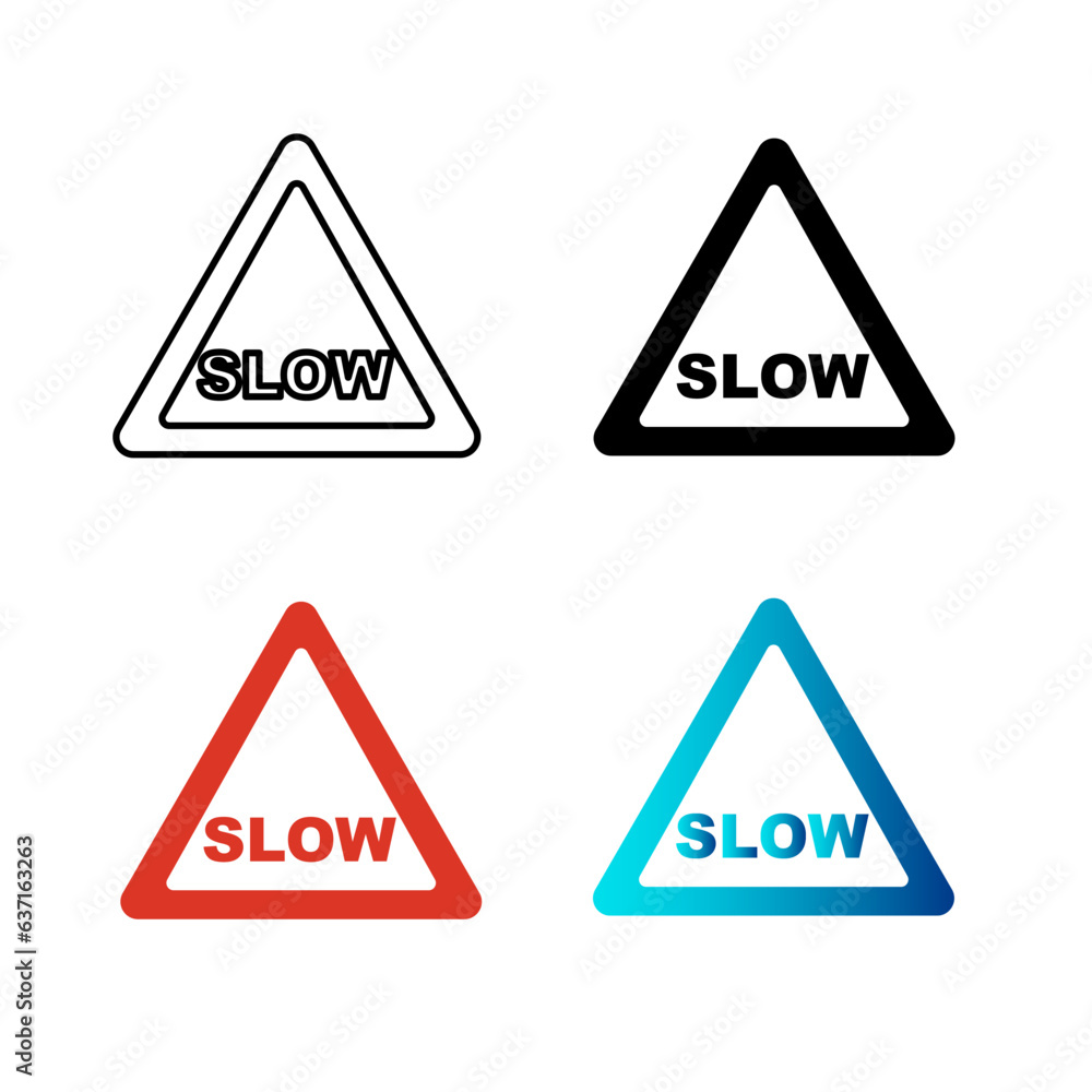 Abstract Slow Road Silhouette Illustration Abstract Slow Road Silhouette Illustration