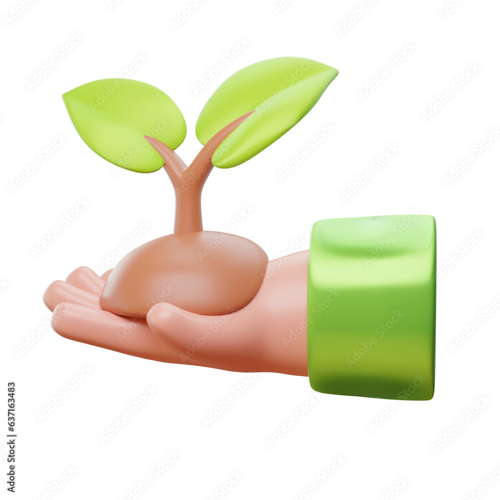 Greeny - Environment & Ecology 3D Icons Greeny - Environment & Ecology 3D Icons