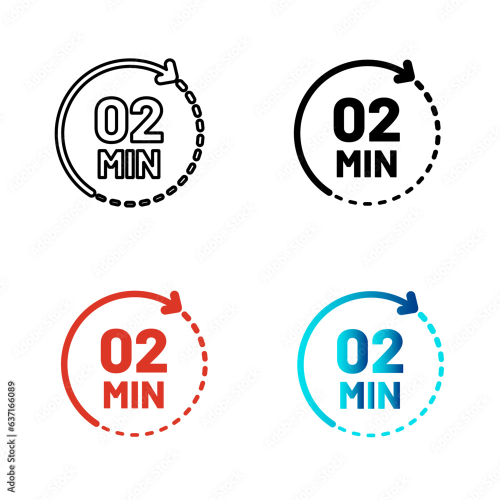 Abstract 2 Minutes Silhouette Illustration Abstract 2 Minutes Silhouette Illustration