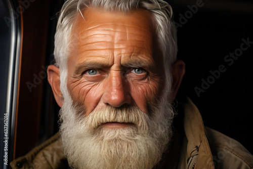 Portrait from a man outside (AI Generated) 