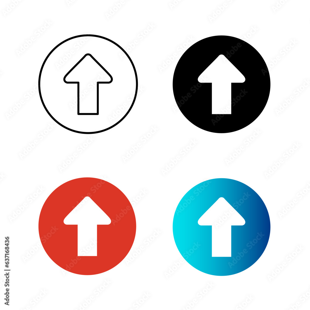 Abstract Go Straight Silhouette Illustration Abstract Go Straight Silhouette Illustration