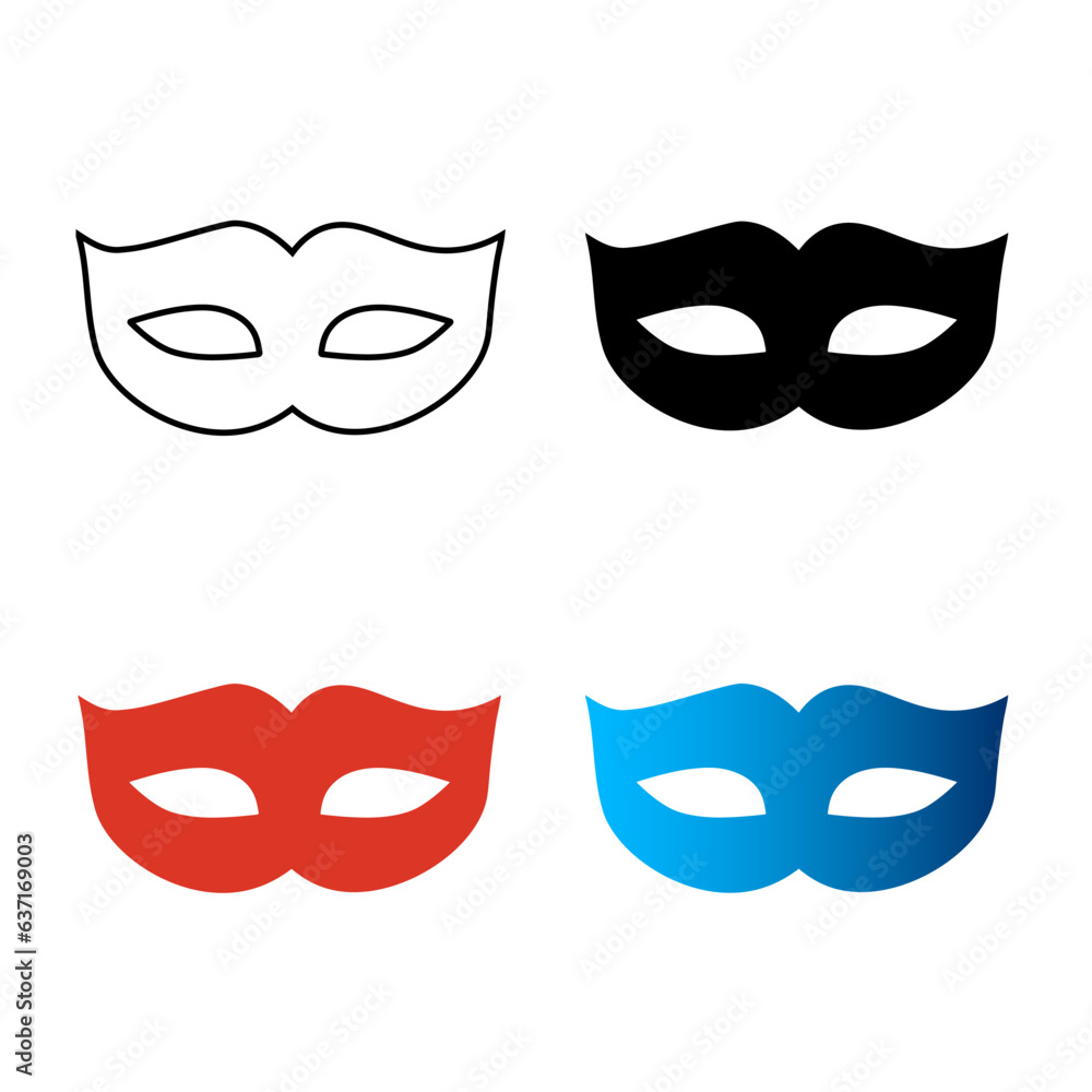 Abstract Incognito Mask Privacy Silhouette Illustration Abstract Incognito Mask Privacy Silhouette Illustration