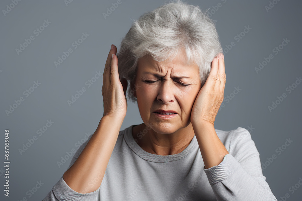 Woman having a headache (AI Generated) Woman having a headache (AI Generated)