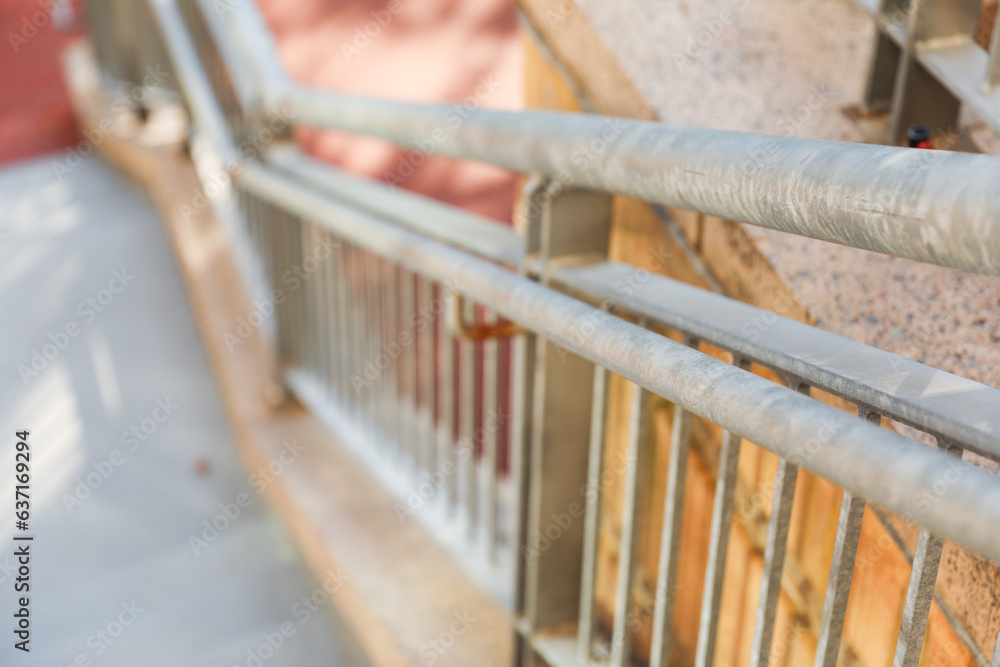 handrail signifies safety and support, guiding us through life's pathways with stability and reassurance