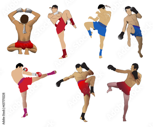 Combine Muay Thai style