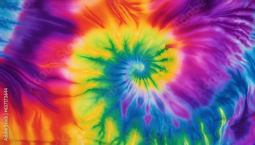 Fashionable Colorful Tie Dye Design