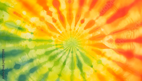 Fashionable Colorful Tie Dye Design