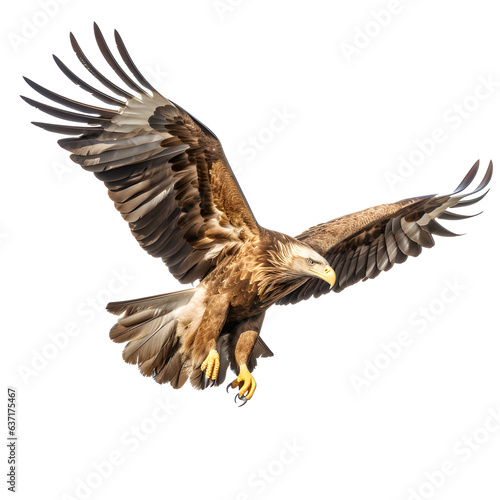 An American Bald Eagle coming in for a landing. AI generetive © sticker2you