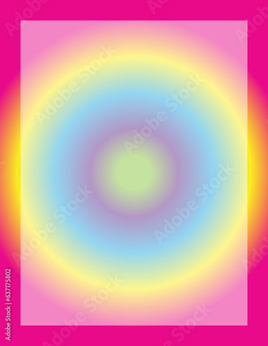 Pastel Rainbow Gradient Letter Template Background Image