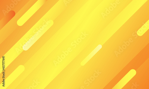 Abstract orange and yellow geometric background. geometric background. Dynamic shapes composition vector design