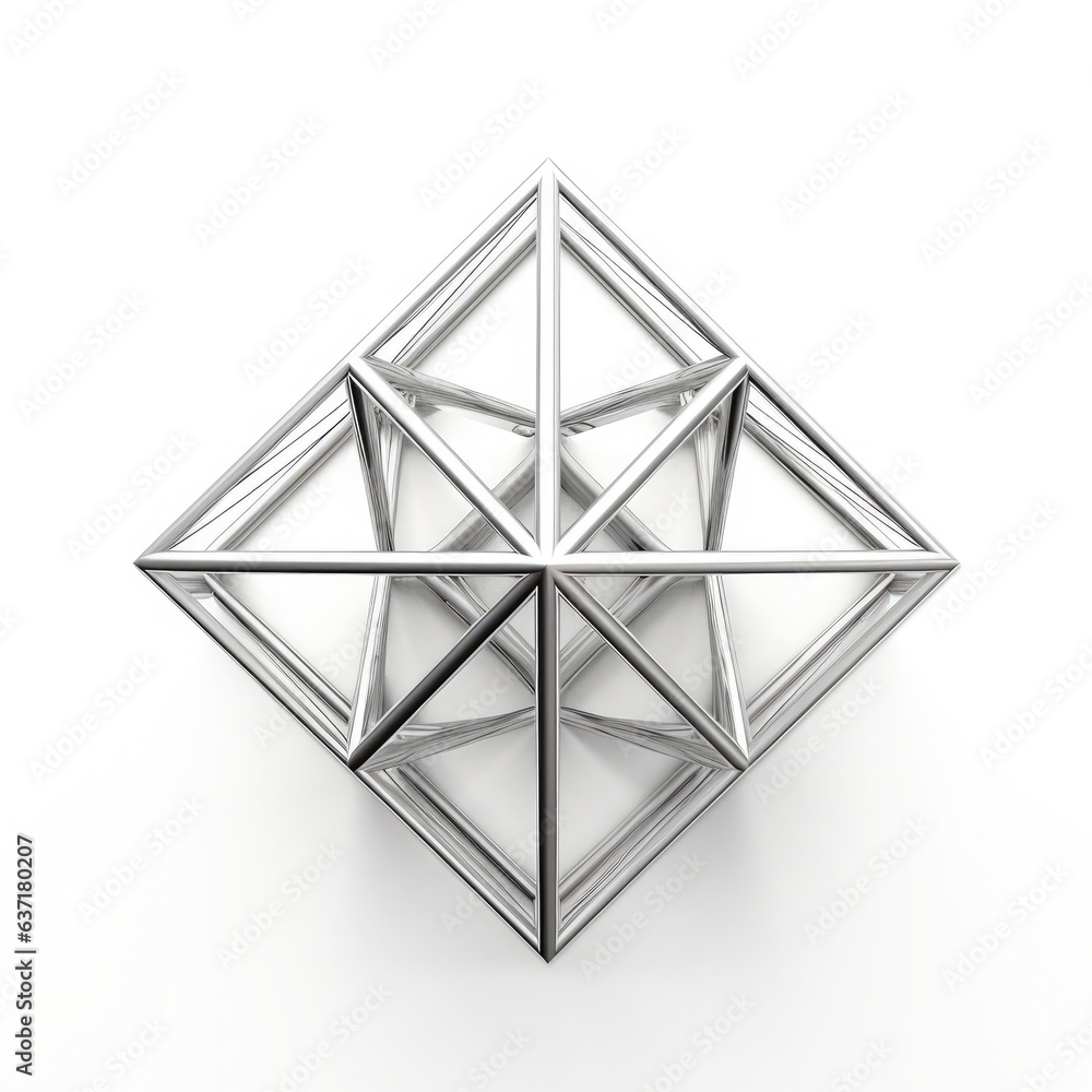 Explore the elegance of a simple geometric form, whether it's the three 