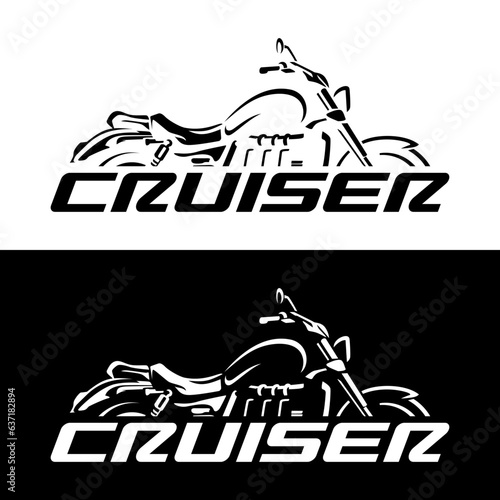 Dynamic Motorbike Illustration design vector