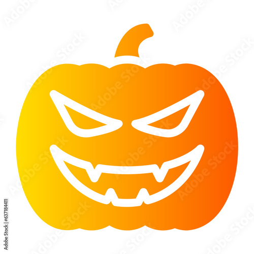 pumpkin gradient icon