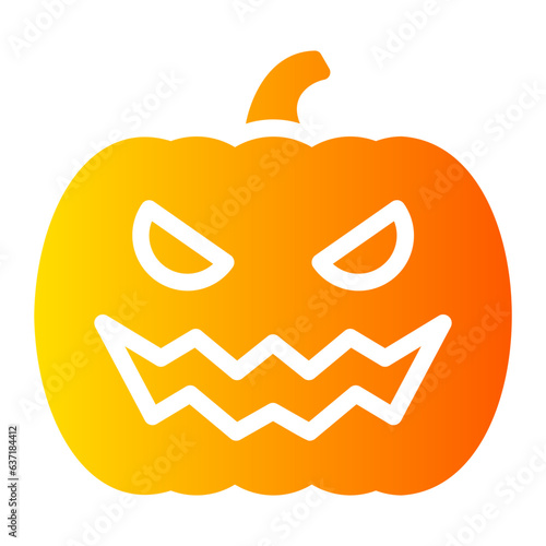 pumpkin gradient icon