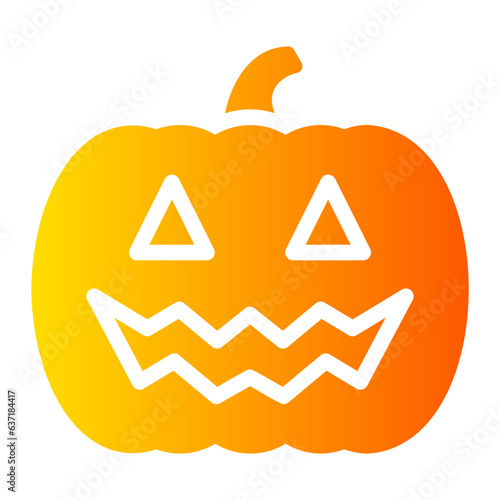 pumpkin gradient icon