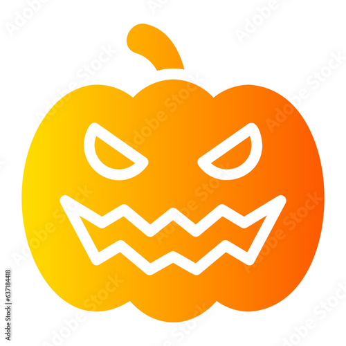 pumpkin gradient icon