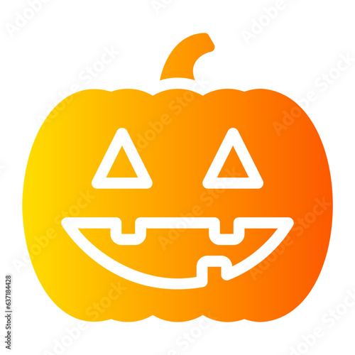 pumpkin gradient icon