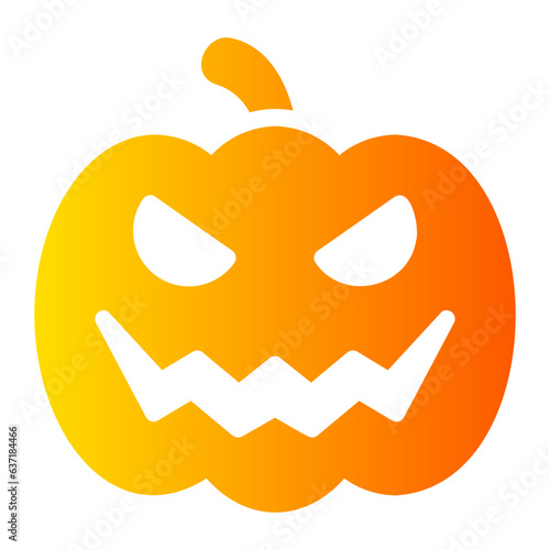 pumpkin gradient icon