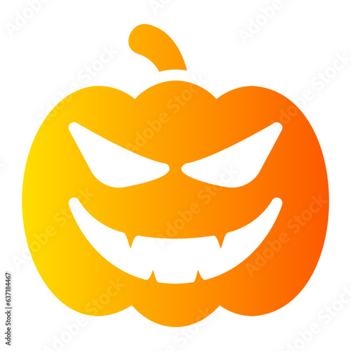 pumpkin gradient icon