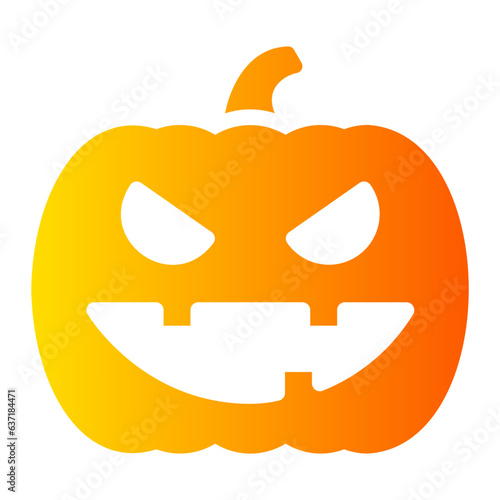 pumpkin gradient icon