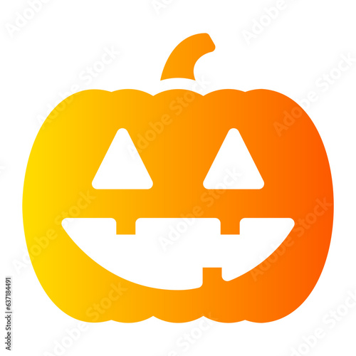 pumpkin gradient icon