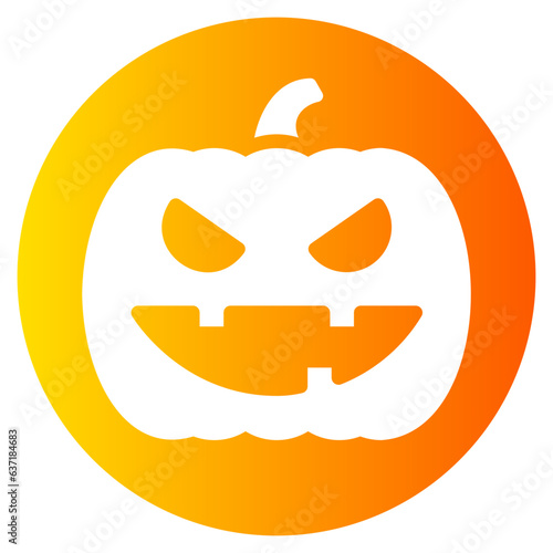 pumpkin gradient icon