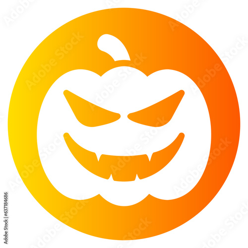 pumpkin gradient icon