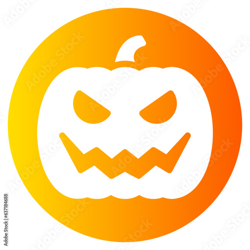 pumpkin gradient icon