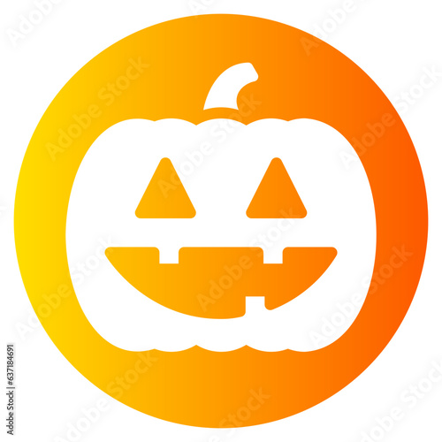 pumpkin gradient icon