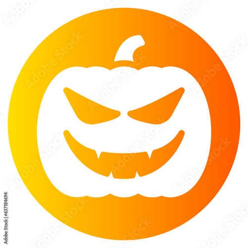 pumpkin gradient icon