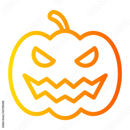 pumpkin gradient icon
