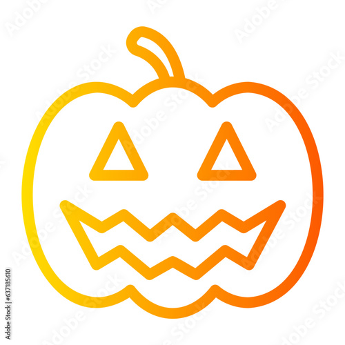 pumpkin gradient icon