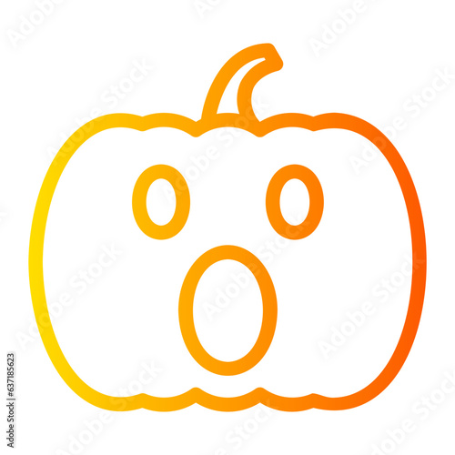 scary gradient icon