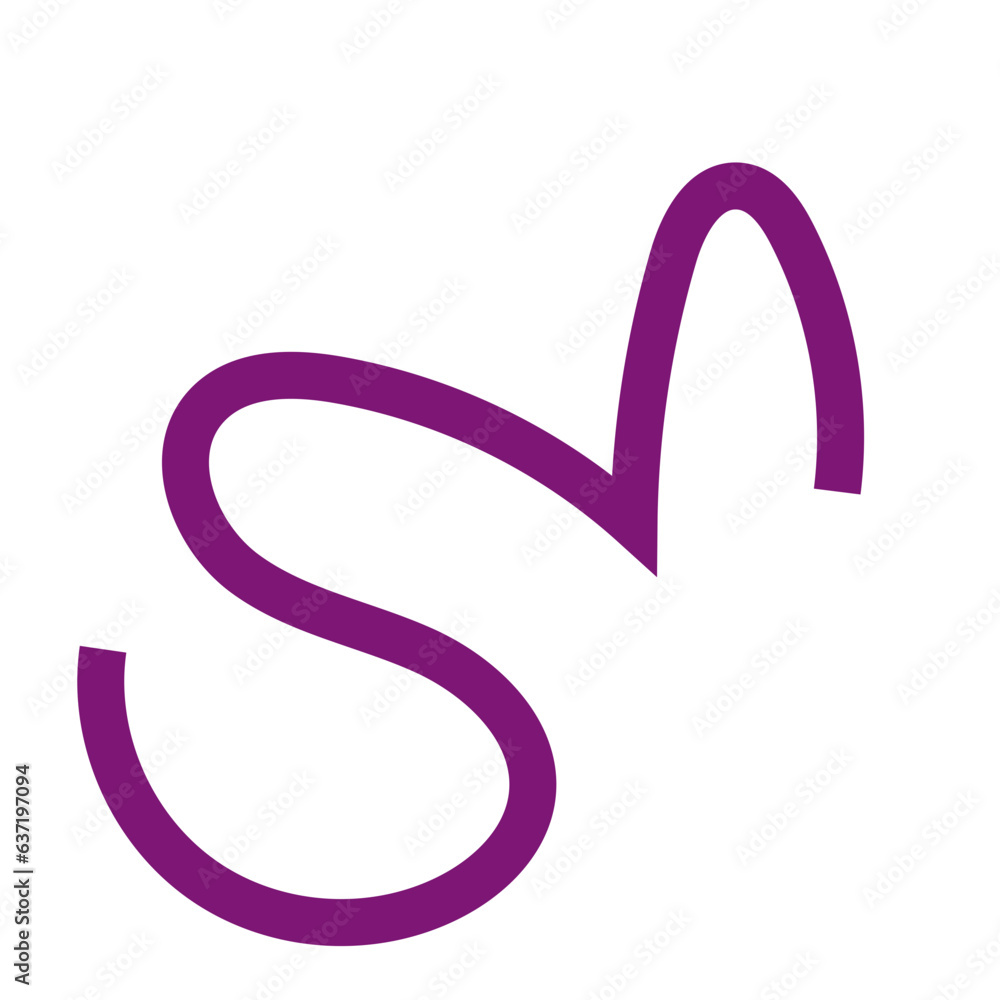 Purple squiggly line 