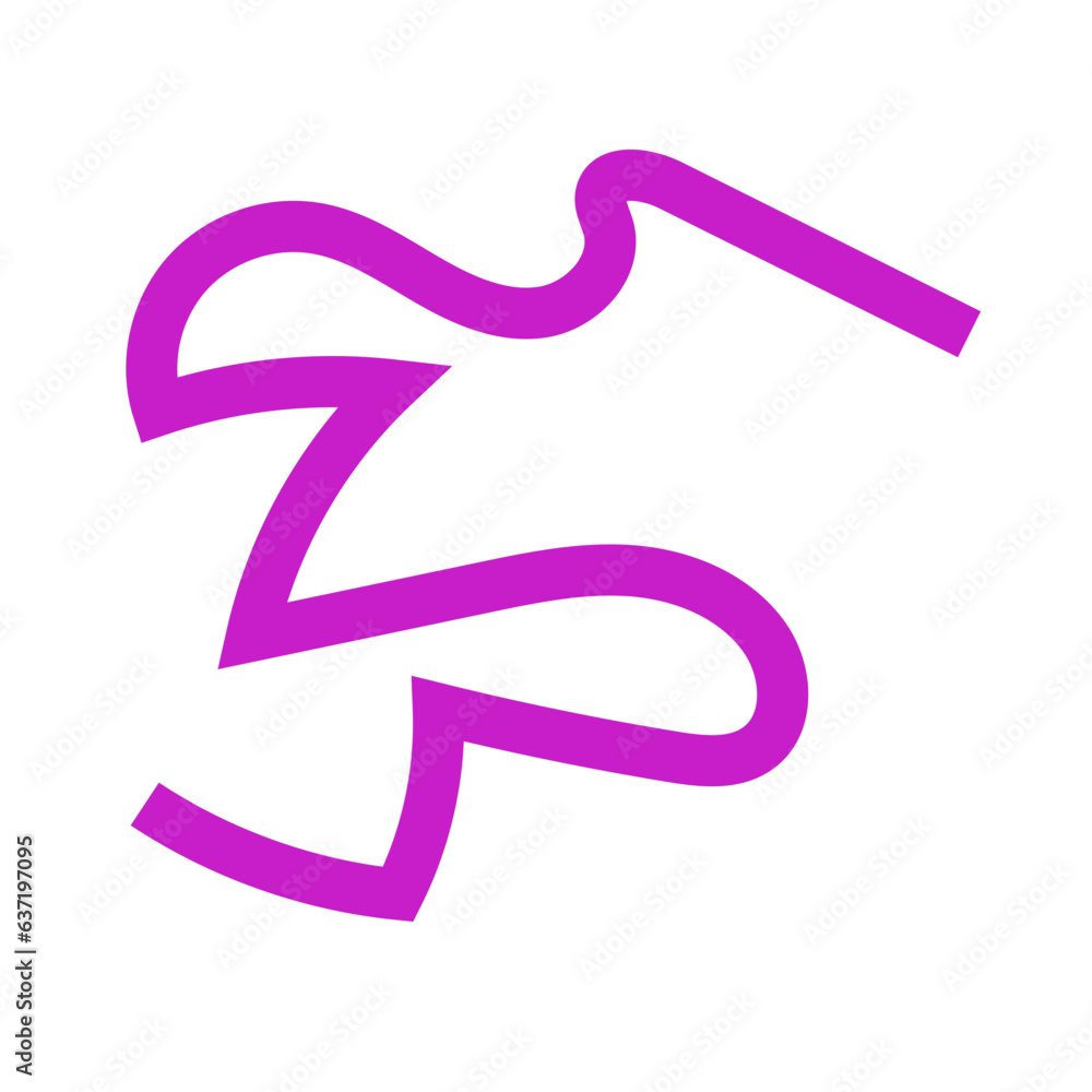 Purple squiggly line Purple squiggly line