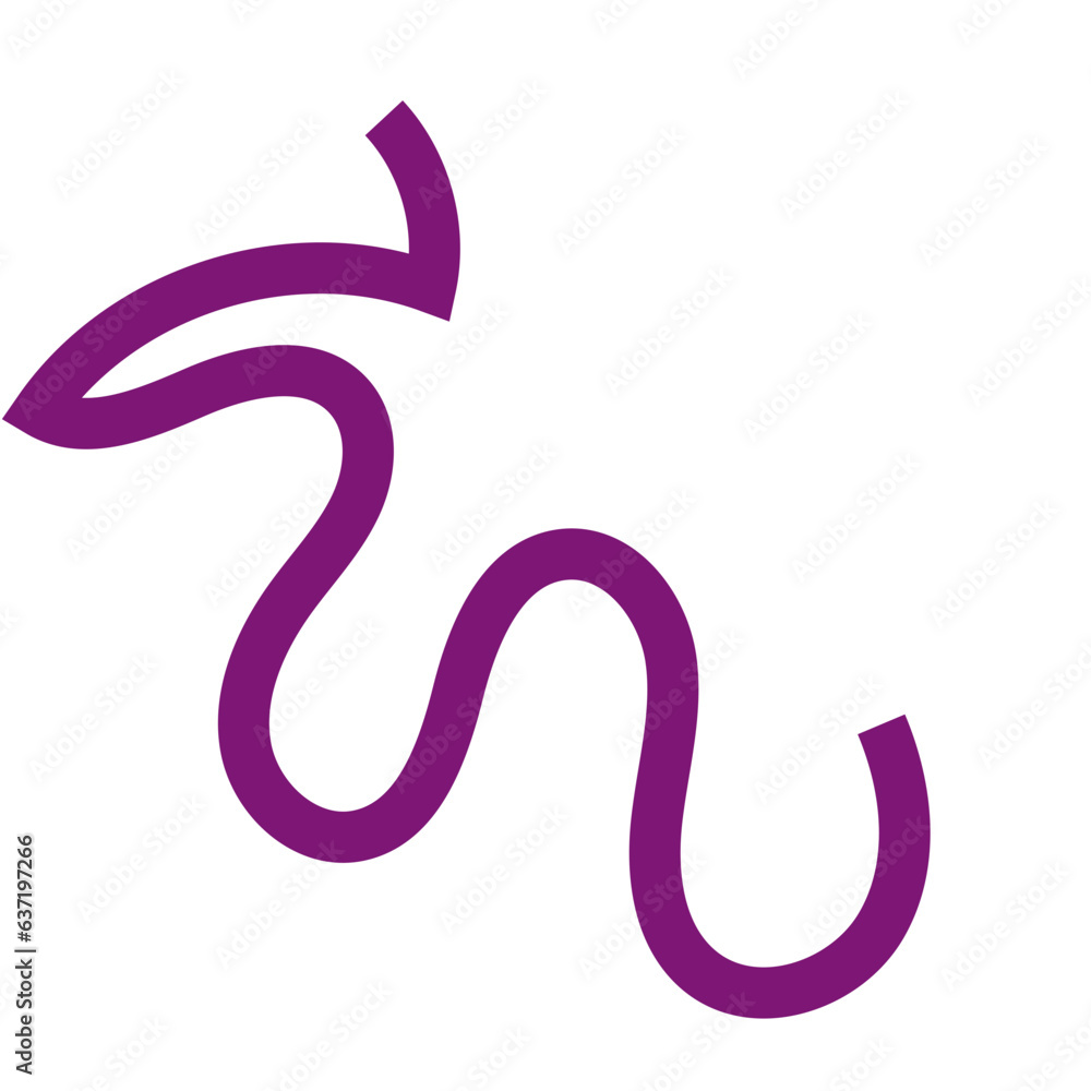 Purple squiggly line Purple squiggly line