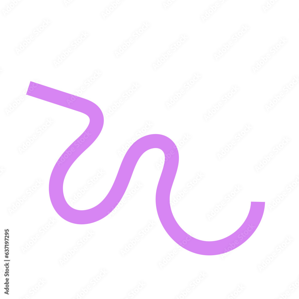 Purple squiggly line Purple squiggly line