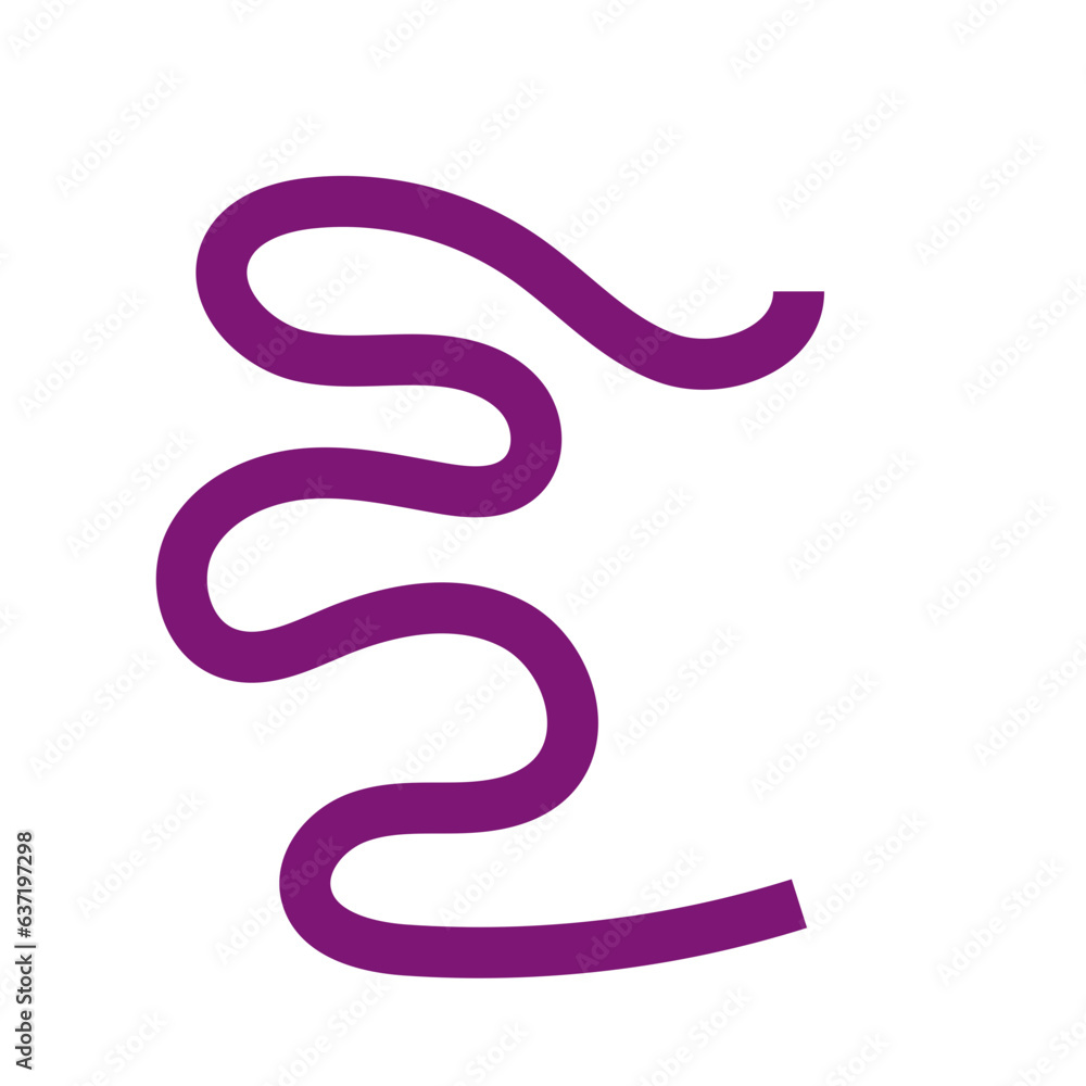 Purple squiggly line Purple squiggly line