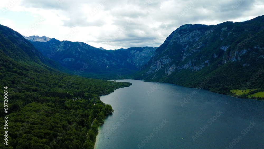 Lake Bohinj, Slovenia. Amazing mountains