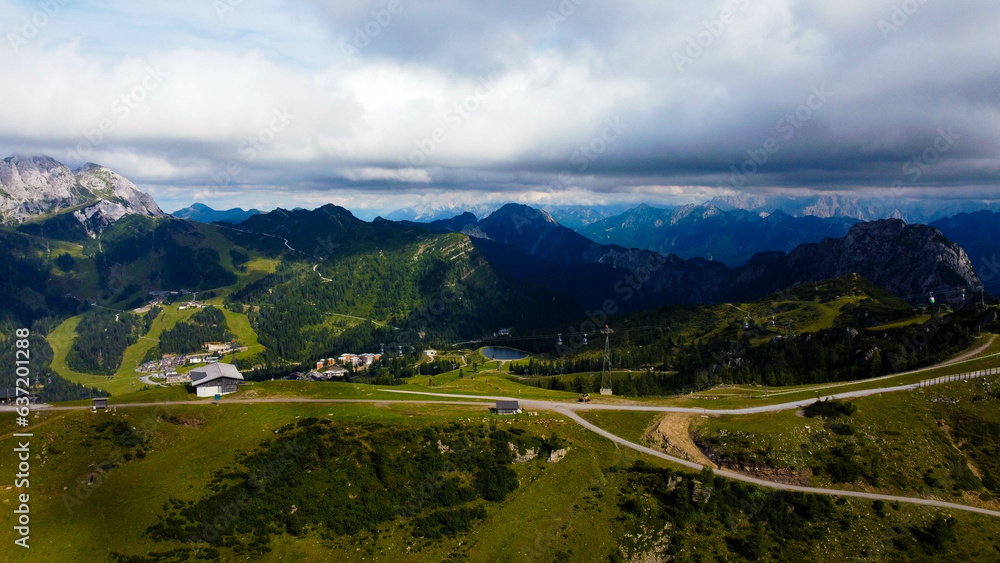 Nassfeld ski resort, mountains, Austria